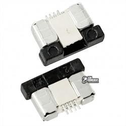 Роз'єм FPC / FFC, крок 0,5 мм, 4 pin, горизонтальний Роз'єм FPC / FFC, крок 0,5 мм, 4 pin, горизонтальний