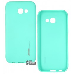 Чохол для Samsung A520 Galaxy A5 (2017), Smitt, силіконовий, бірюзовий
