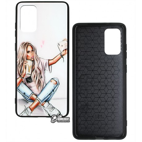 Чехол для Samsung G985 Galaxy S20 Plus, Ladies Selfie Prism, пластик-силикон Чехол для Samsung G985 Galaxy S20 Plus, Ladies Selfie Prism, пластик-силикон