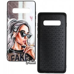 Чехол для Samsung G975 Galaxy S10 Plus, Ladies Fake Prism, пластик-силикон Чехол для Samsung G975 Galaxy S10 Plus, Ladies Fake Prism, пластик-силикон