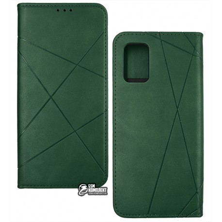 Чохол для Samsung A025 Galaxy A02s, Business, книжка, зелений