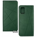Чехол для Samsung A025 Galaxy A02s, A037 Galaxy A03s, Business, книжка, зеленый