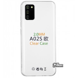 Чохол для Samsung A025 Galaxy A02s, Virgin Silicone, силіконовий, прозорий Чохол для Samsung A025 Galaxy A02s, Virgin Silicone, силіконовий, прозорий