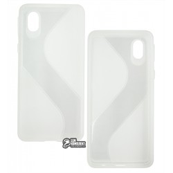 Чехол для Samsung A013 Galaxy A01 Core (2020), Totu Clear Wave, белый Чехол для Samsung A013 Galaxy A01 Core (2020), Totu Clear Wave, белый