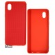 Чехол для Samsung A013 Galaxy A01 Core, Carbon, силиконовый, красный