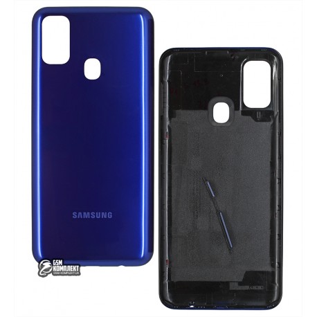 Задняя панель корпуса для Samsung M215 Galaxy M21, синий