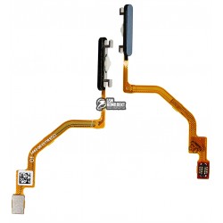 Шлейф Xiaomi Redmi Note 9S, Redmi Note 9 Pro, Redmi Note 9 Pro Max, сканера отпечатка пальца (Touch ID), серый