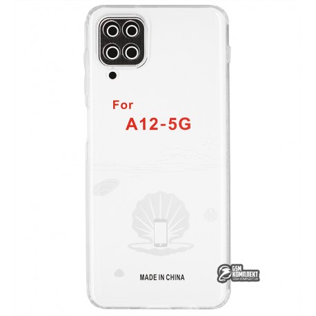 Чехол для Samsung A125 Galaxy A12 5G (2021), KST, силикон, прозрачный Чехол для Samsung A125 Galaxy A12 5G (2021), KST, силикон, прозрачный