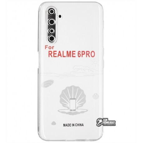 Чехол для Realme 6 Pro, KST, силикон, прозрачный