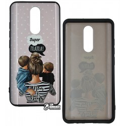 Чехол для Xiaomi Redmi 8A, Ladies Super mama Prism, пластик-силикон