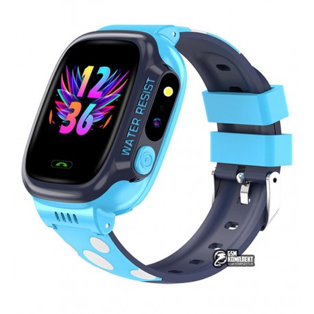 Дитячий смарт годинник Smart Watch Y92, вологостійкі, блакитні
