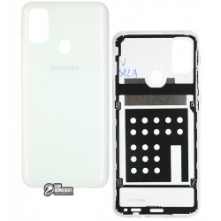 Задня панель корпусу Samsung M307F Galaxy M30s, білий