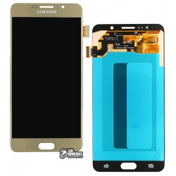 Дисплей для Samsung N9200 Galaxy Note 5, N920C Galaxy Note 5, N920F Galaxy Note 5, золотистый, с сенсорным экраном (дисплейный модуль), (OLED), High Copy Дисплей для Samsung N9200 Galaxy Note 5, N920C Galaxy Note 5, N920F Galaxy Note 5, золотистый, с сенсорным экраном (дисплейный модуль), (OLED), High Copy