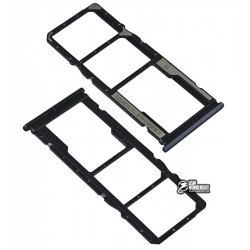 Тримач SIM карти Xiaomi Poco M3, Black, з власником MMC