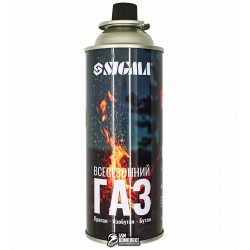 Газовий балон Sigma всесезонний ОАЕ для пальників 220 г Газовий балон Sigma всесезонний ОАЕ для пальників 220 г