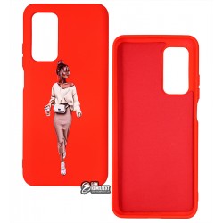 Чехол для Xiaomi Mi 10T, Mi 10T Pro, ART Lady, силиконовый, красный