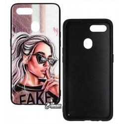 Чехол для Oppo A12, Ladies Fake Prism, пластик-силикон