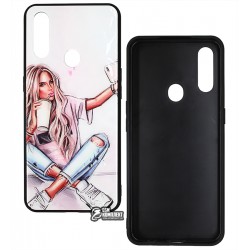 Чехол для Oppo A31, Ladies Selfie Prism, пластик-силикон