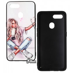 Чехол для Oppo A12, Ladies Selfie Prism, пластик-силикон