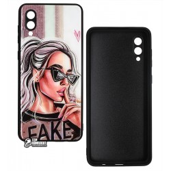 Чехол для Samsung A022 Galaxy A02, Ladies Fake Prism, пластик-силикон