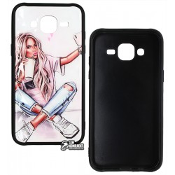 Чохол для Samsung J500 Galaxy J5 (2015), Ladies Selfie Prism, пластик-силікон Чохол для Samsung J500 Galaxy J5 (2015), Ladies Selfie Prism, пластик-силікон