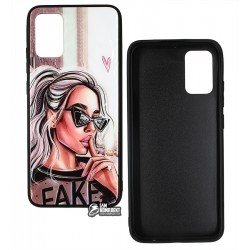 Чохол для Samsung A025 Galaxy A02s, Ladies Fake Prism, пластик-силікон Чохол для Samsung A025 Galaxy A02s, Ladies Fake Prism, пластик-силікон