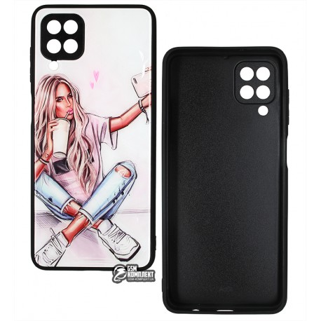 Чехол для Samsung A125 Galaxy A12, Ladies Selfie Prism, пластик-силикон Чехол для Samsung A125 Galaxy A12, Ladies Selfie Prism, пластик-силикон
