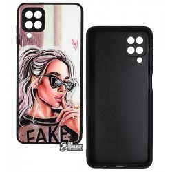 Чохол для Samsung A125 Galaxy A12, Ladies Fake Prism, пластик-силікон Чохол для Samsung A125 Galaxy A12, Ladies Fake Prism, пластик-силікон