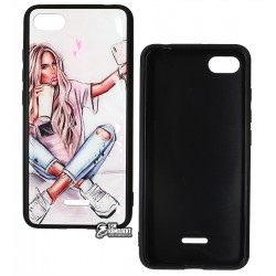 Чехол для Xiaomi Redmi 6A, Ladies Selfie Prism, пластик-силикон Чехол для Xiaomi Redmi 6A, Ladies Selfie Prism, пластик-силикон