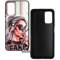 Чехол для Xiaomi Redmi 9T, Ladies Fake Prism, пластик-силикон Чехол для Xiaomi Redmi 9T, Ladies Fake Prism, пластик-силикон