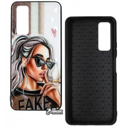 Чохол для Huawei P Smart (2021), Ladies Fake Prism, пластик-силікон