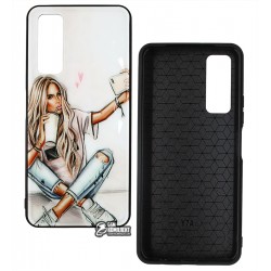 Чохол для Huawei P Smart (2021), Ladies Selfie Prism, пластик-силікон Чохол для Huawei P Smart (2021), Ladies Selfie Prism, пластик-силікон