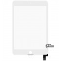 Тачскрин для планшетов Apple iPad Mini 5, (A2124, A2125, A2126, A2133), белый