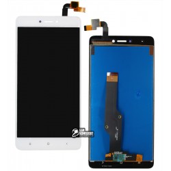 Дисплей для Xiaomi Redmi Note 4X, белый, с сенсорным экраном, High Copy