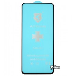 Защитное стекло для Samsung A515 Galaxy A51 (2019), A526 Galaxy A52, Polycarbone, 3D, с фаской, черное