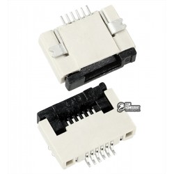Разъем FPC/FFC, шаг 0,5мм, 6 pin, вертикальный