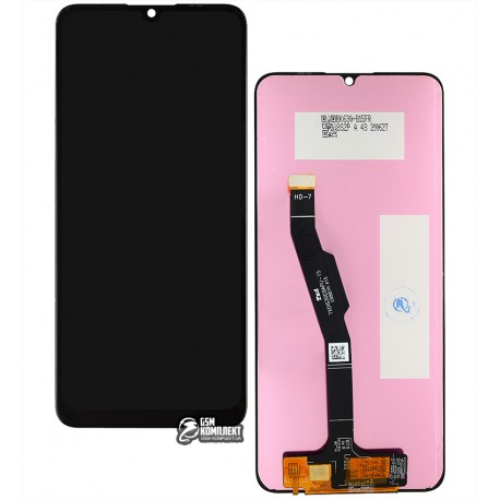 Дисплей Huawei Honor 9A, Y6p, чорний, з тачскріном, High Copy