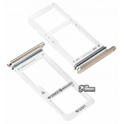 Держатель SIM-карты для Samsung N950FD Galaxy Note 8 Duos, золотистый