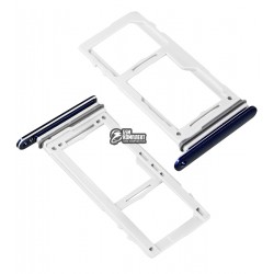 Тримач SIM-карти для Samsung N960 Galaxy Note 9, синій колір, c власником MMC, ocean Blue, dual SIM