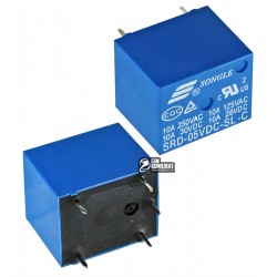 Реле электромагнитное SRD-05VDC-SL-C, (T73) 5V/10A/250VAC SONGLE