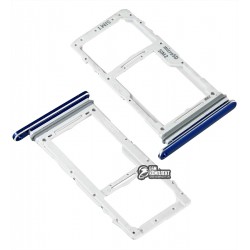 Держатель SIM карты для Samsung G770 Galaxy S10 Lite, синий