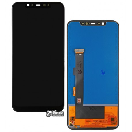 Дисплей Xiaomi Mi 8, черный, с тачскрином, (TFT), копия, M1803E1A