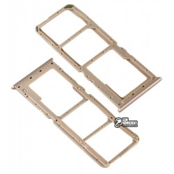 Держатель SIM-карты Oppo A52, A72, A92, A5 (2020), A9 (2020), золотый