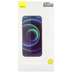 Захисне скло для iPhone 12, iPhone 12 Pro, Baseus 0.3mm Full-glass Tempered Glass Film (2pcs/pack) (Чорне)