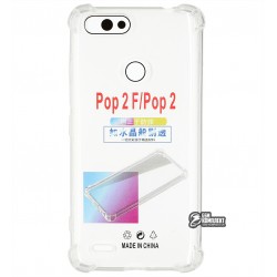 Чехол для Tecno Pop 2F (B1F), WXD HQ, силиконовый, противоударный, прозрачный