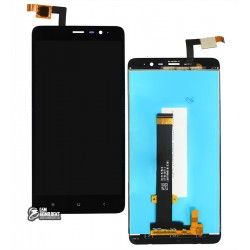 Дисплей Xiaomi Redmi Note 3, Redmi Note 3 Pro, чорний, з тачскріном, High Copy, 147 * 73 mm