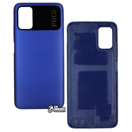 Задняя панель корпуса для Xiaomi Poco M3, синий