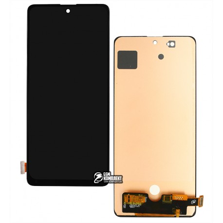 Дисплей Samsung A715 Galaxy A71, A715F / DS Galaxy A71, чорний, з тачскріном, (TFT), копія