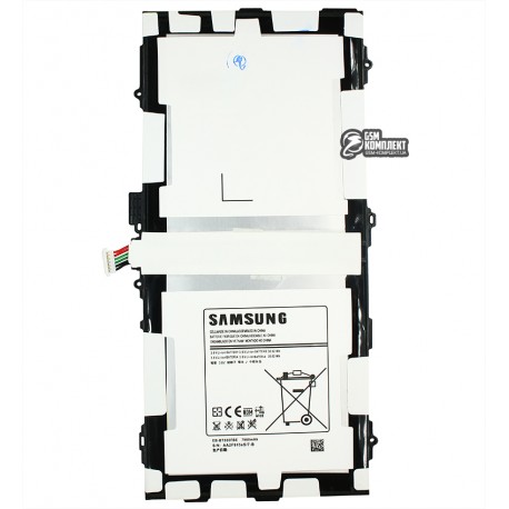 Аккумулятор EB-BT800FBE для планшетов Samsung Samsung T800 Galaxy Tab S 10.5, T805 Galaxy Tab S 10.5 LTE, Li-ion, 3,8 В, 7900 мАч