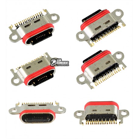 Коннектор зарядки для Oppo Reno 3, Oppo Reno 3 Pro, Oppo A91, Oppo A92, Find X2, OnePlus 8, USB Type-C